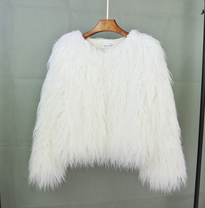 Fluffy Kurze Jacke