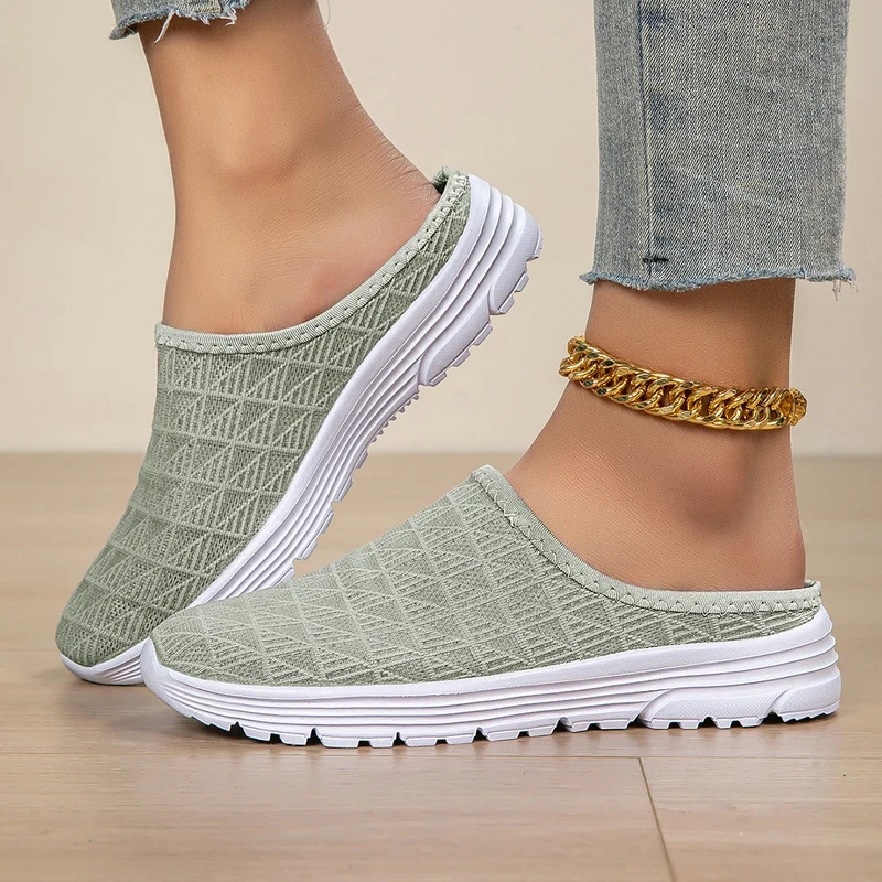 Damen Slip-On Freizeitschuhe mit atmungsaktiver Struktur Nord Taschen
