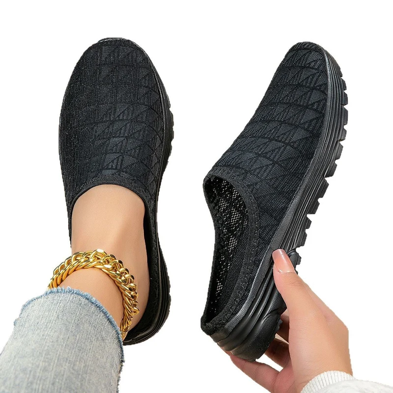 Damen Slip-On Freizeitschuhe mit atmungsaktiver Struktur Nord Taschen