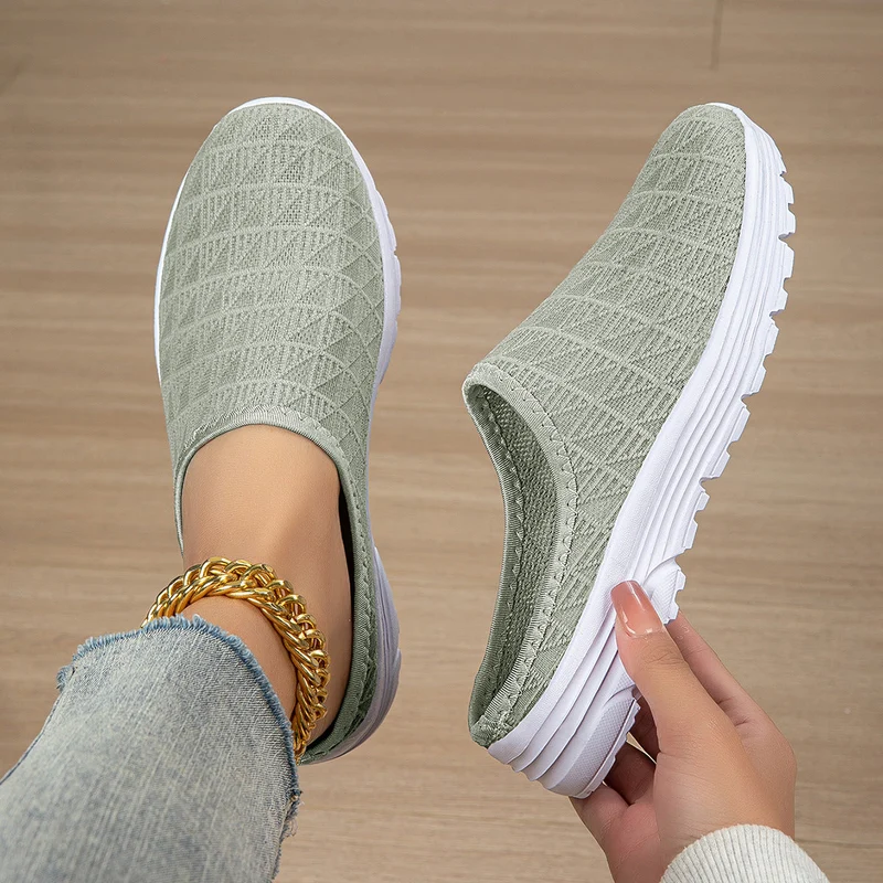 Damen Slip-On Freizeitschuhe mit atmungsaktiver Struktur Nord Taschen