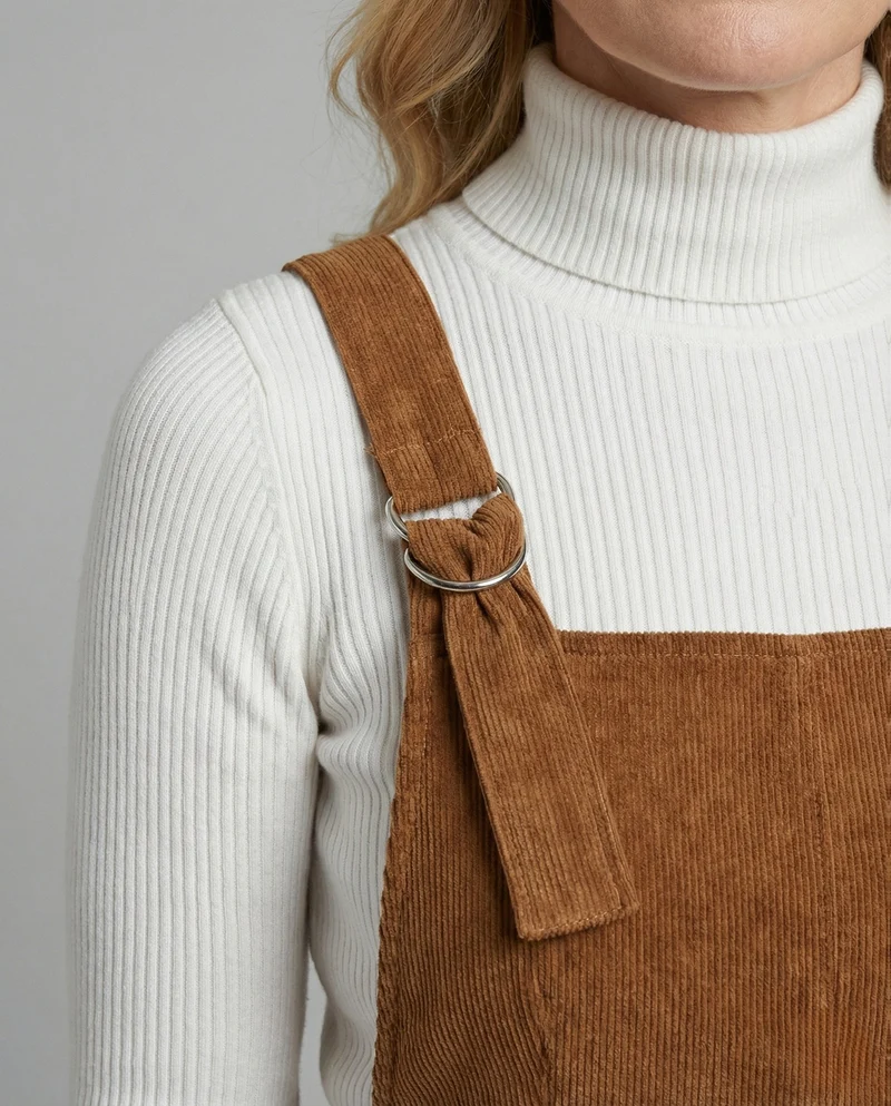 Midirock Damen Cord A-Linie