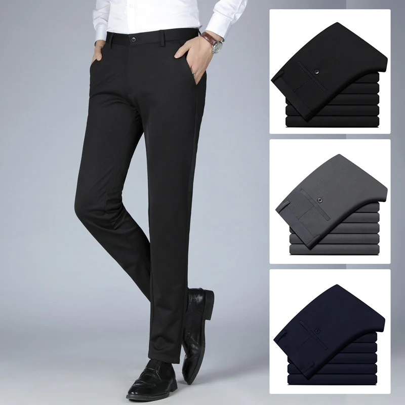 Herren elegante Anzughose mit schmalem Schnitt Nord Taschen