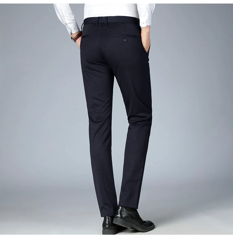 Herren elegante Anzughose mit schmalem Schnitt Nord Taschen