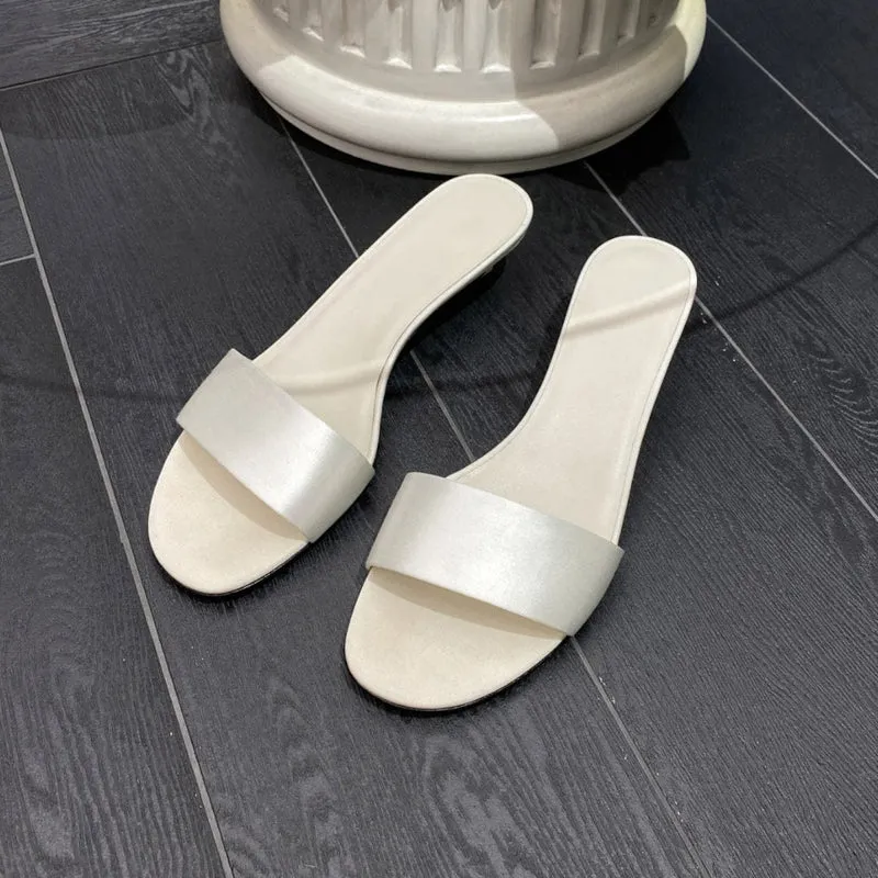 Damen elegante Flache Sandalen mit modischem Riemendesign Nord Taschen