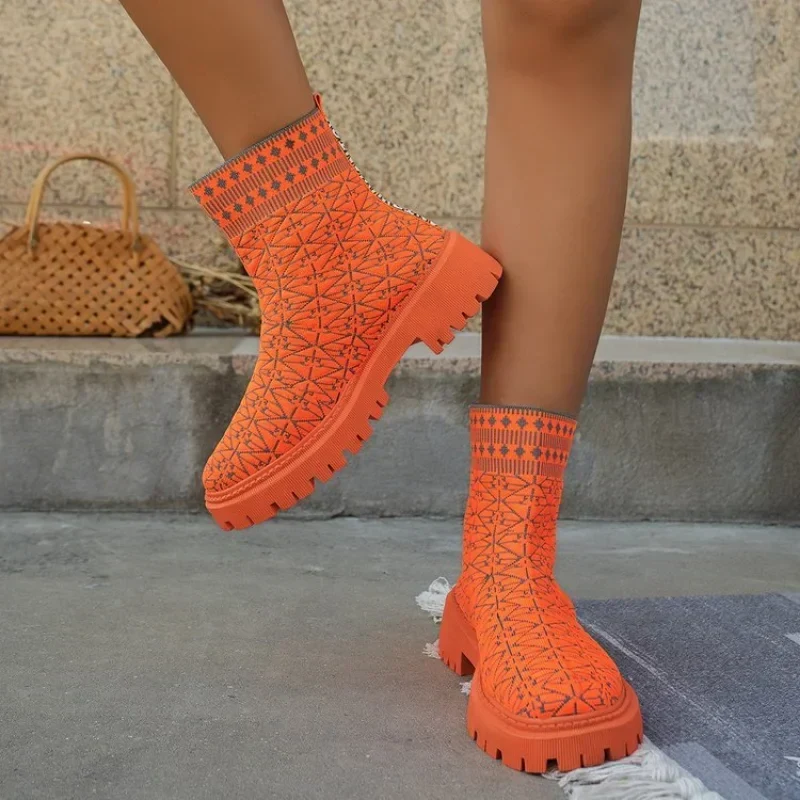 Nord Taschen | Klobige Stiefeletten für Damen