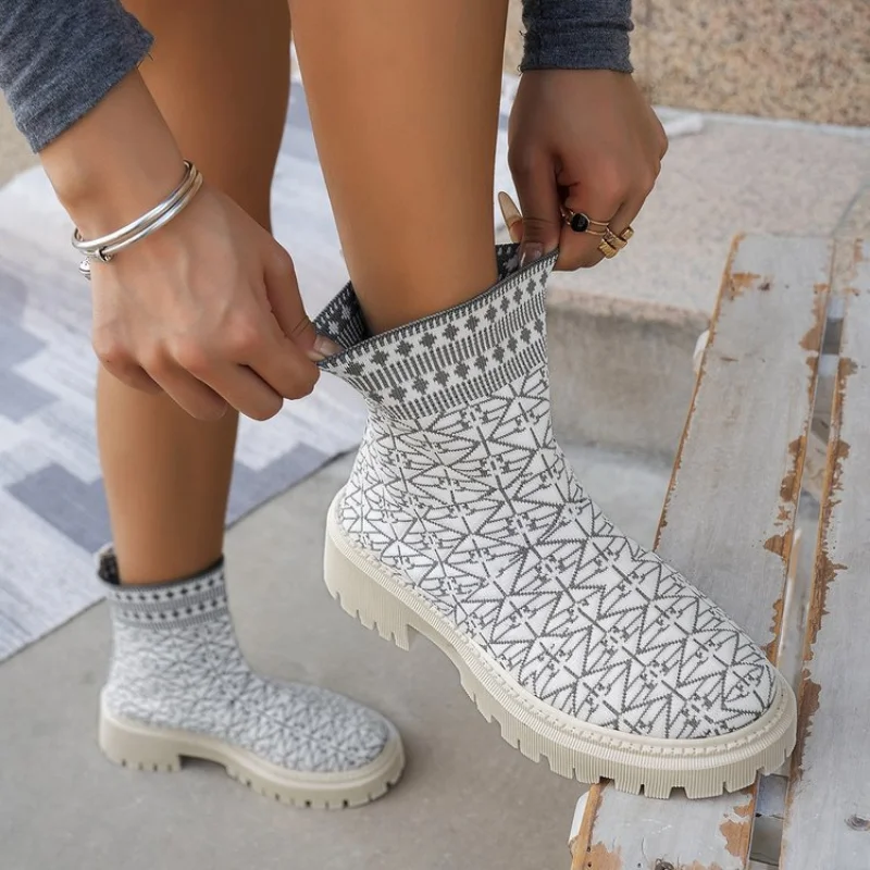 Nord Taschen | Klobige Stiefeletten für Damen