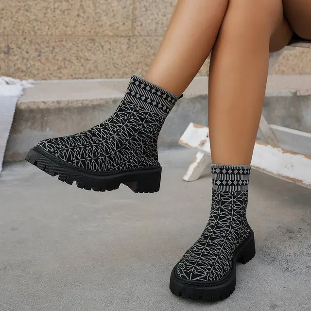 Nord Taschen | Klobige Stiefeletten für Damen