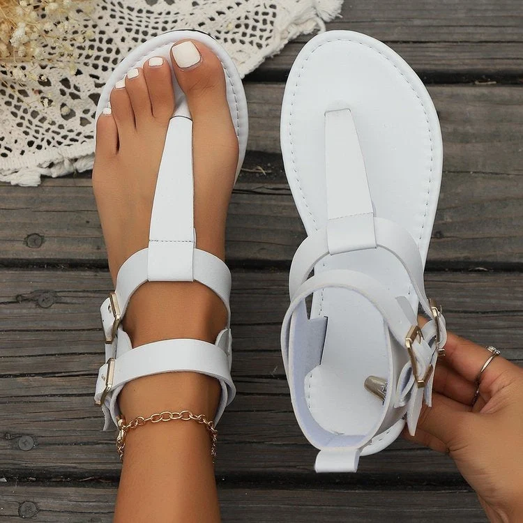 Damen Fußfreundliche Sandalen mit verstellbarem Riemendesign