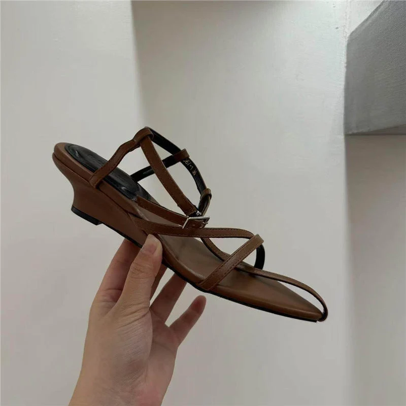 Damen spitze Slingback Sandalen mit elegantem Riemendesign