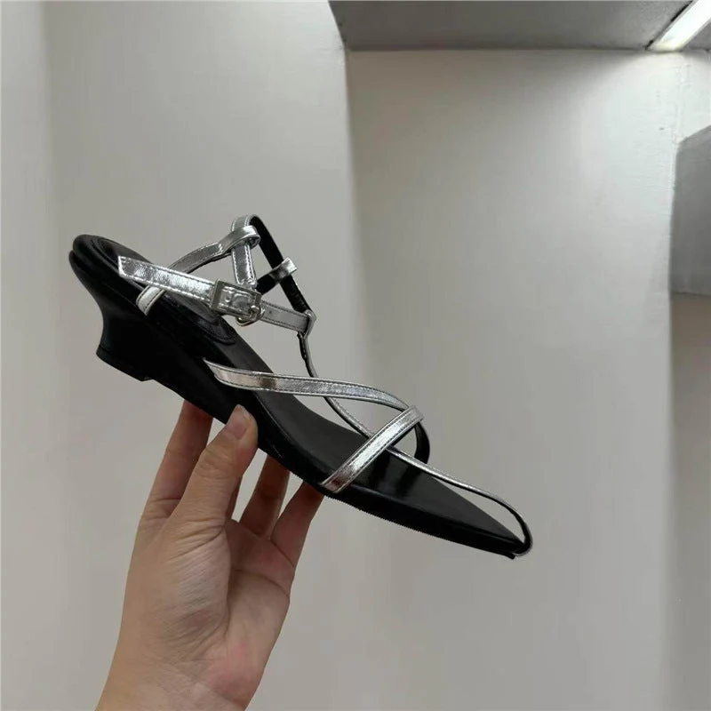 Damen spitze Slingback Sandalen mit elegantem Riemendesign