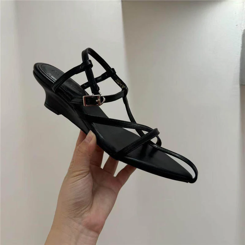 Damen spitze Slingback Sandalen mit elegantem Riemendesign