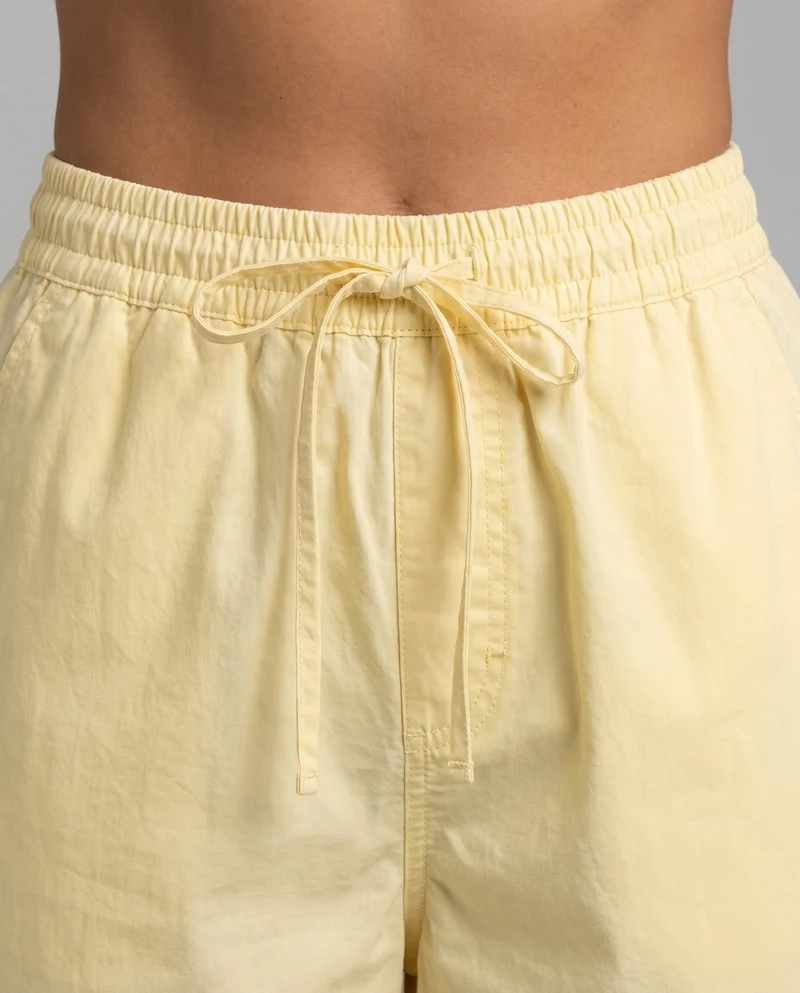 Damen Lässige Luftige Culottes mit elastischem Bund und Bindeverschluss
