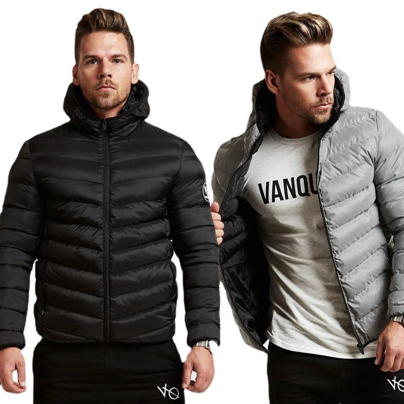 Herren leichte Daunenjacke