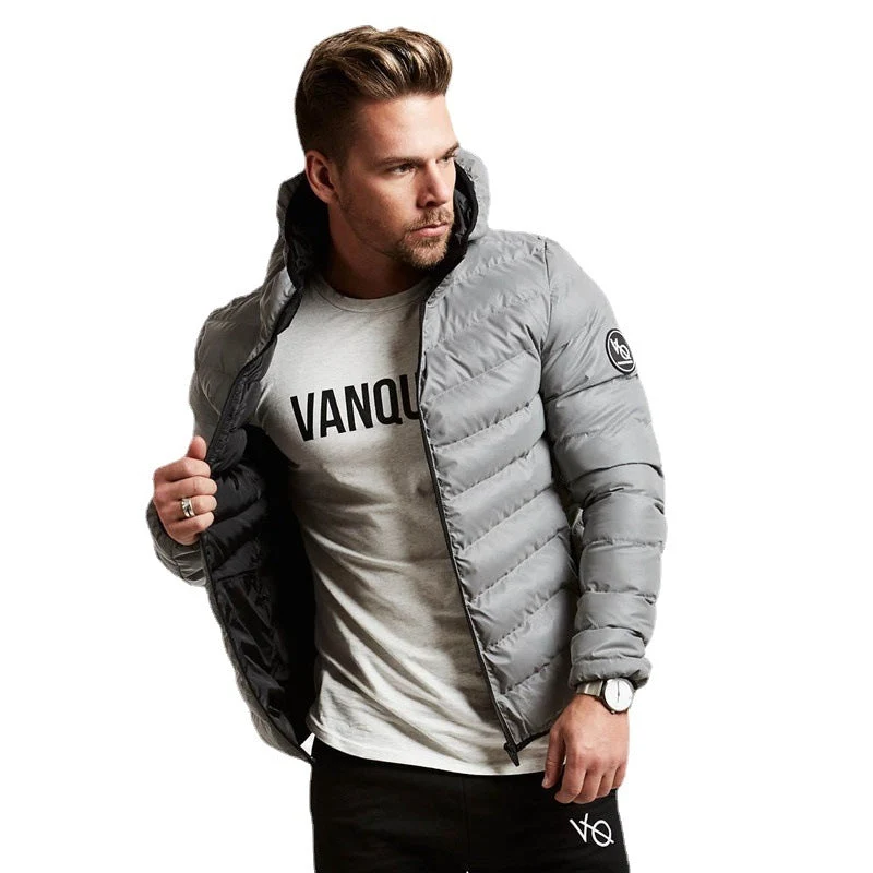 Herren leichte Daunenjacke