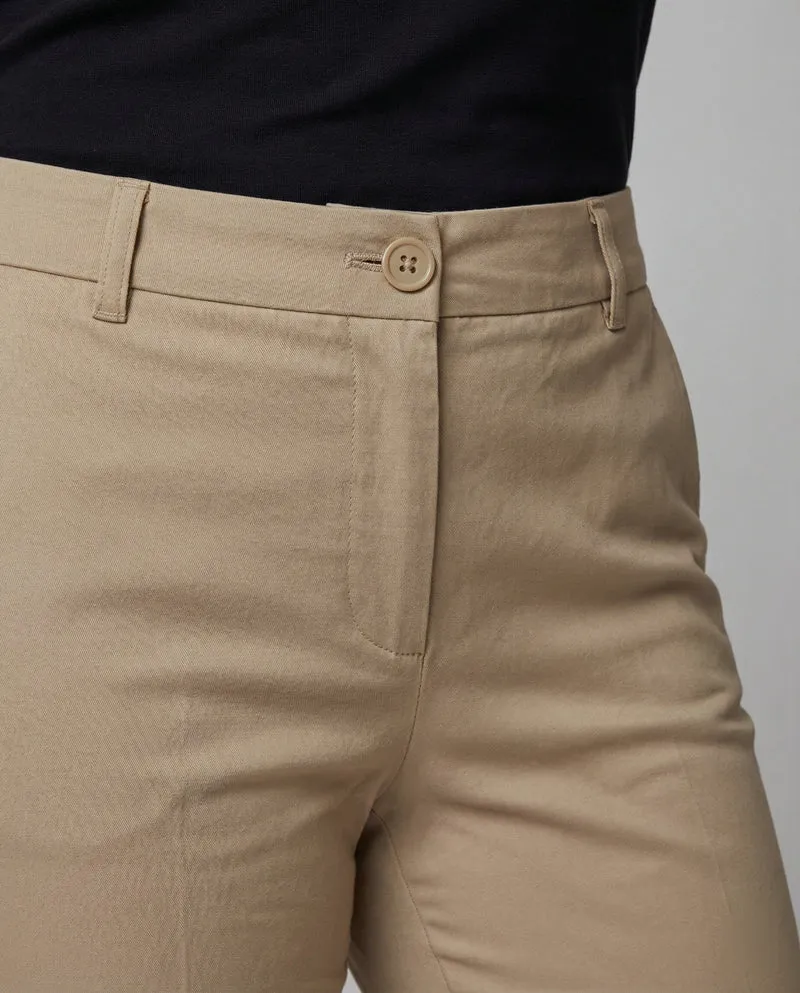 Damen Business Stoffhose mit hohem Bund