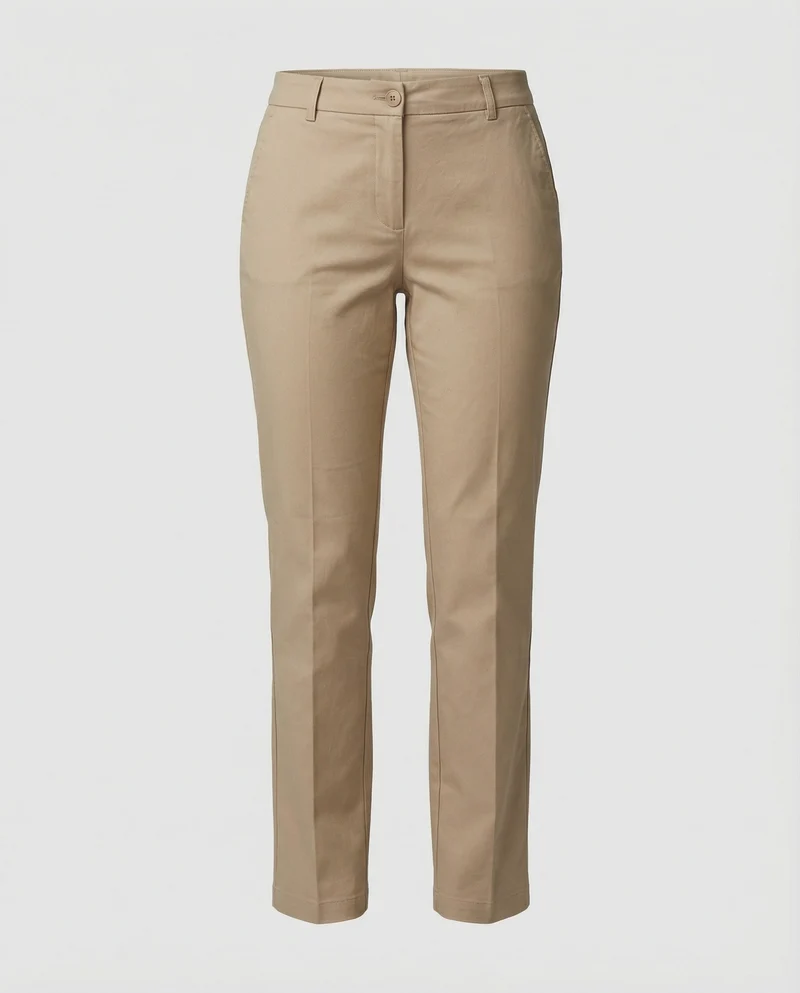 Damen Business Stoffhose mit hohem Bund