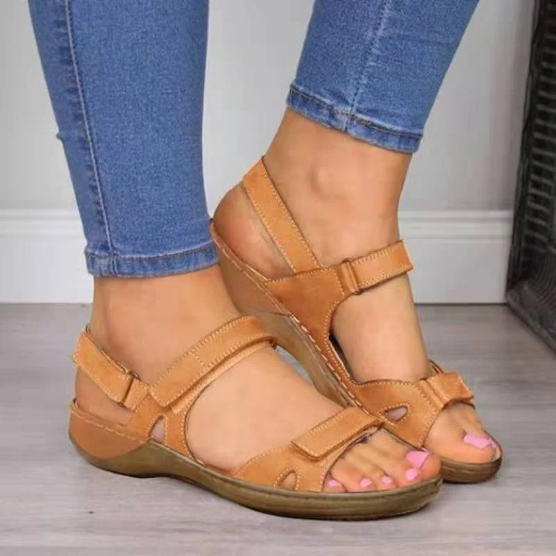 Damen Sportliche Sandalen mit verstellbaren Riemen und ergonomischem Fußbett