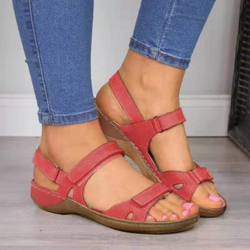 Damen Sportliche Sandalen mit verstellbaren Riemen und ergonomischem Fußbett