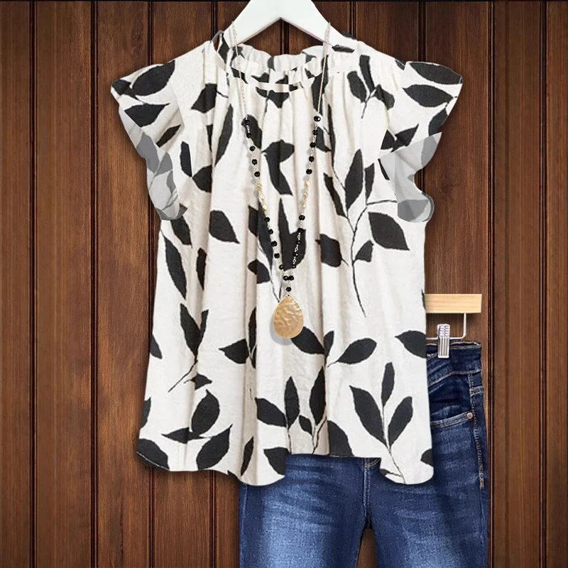 Damen Bluse mit floralem Design