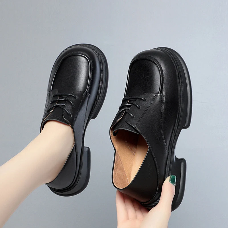 Damen Stilvolle Schnürschuhe mit ergonomischem Fußbett