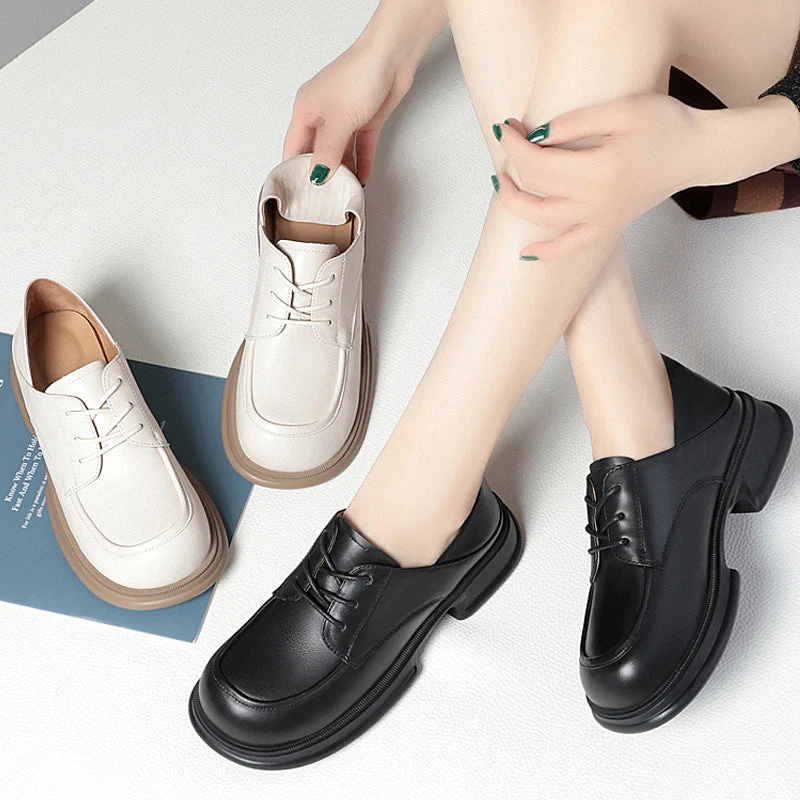 Damen Stilvolle Schnürschuhe mit ergonomischem Fußbett