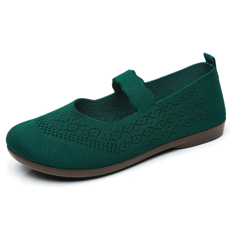 Damen Komfortable Slip-On Ballerinas