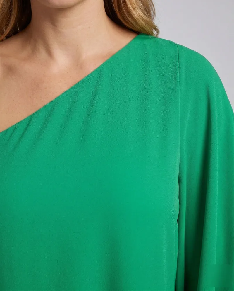 Damen Oversized Ein-Schulterkleid mit elegantem Schnitt