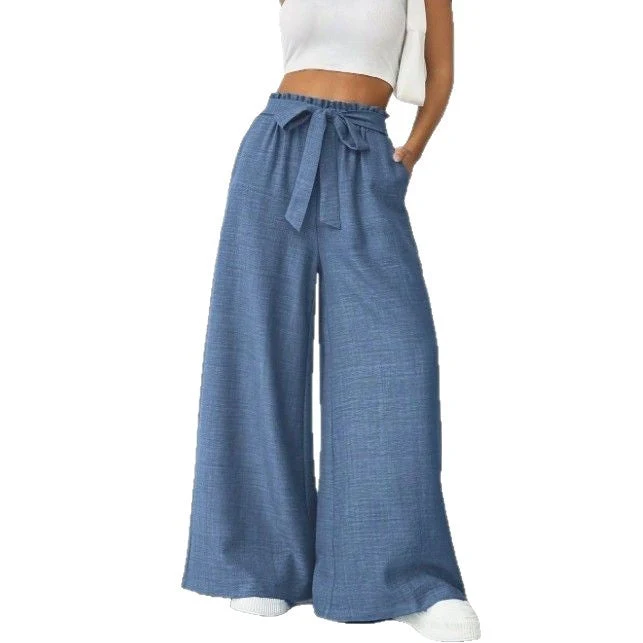 Damen Weite Hosen Nord Taschen