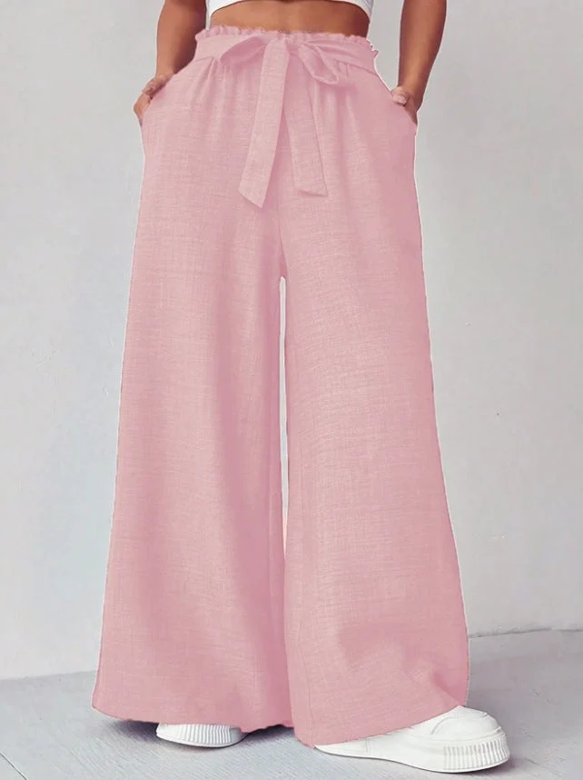 Damen Weite Hosen Nord Taschen