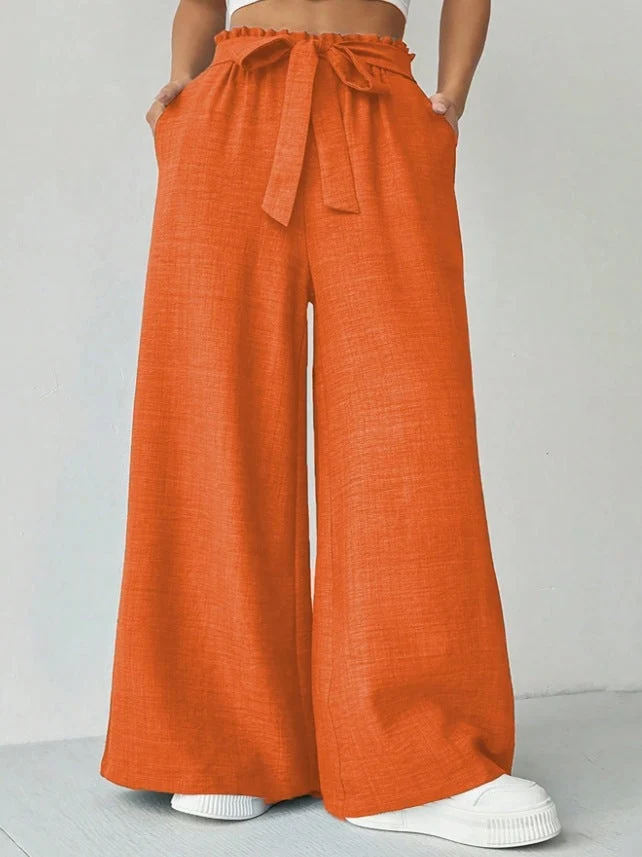 Damen Weite Hosen Nord Taschen
