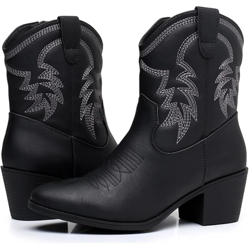 Klassische Mid High Cowgirl Stiefel - Tammy Nord Taschen