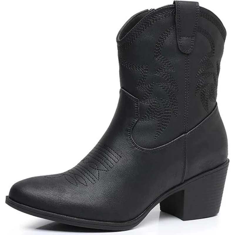 Klassische Mid High Cowgirl Stiefel - Tammy Nord Taschen