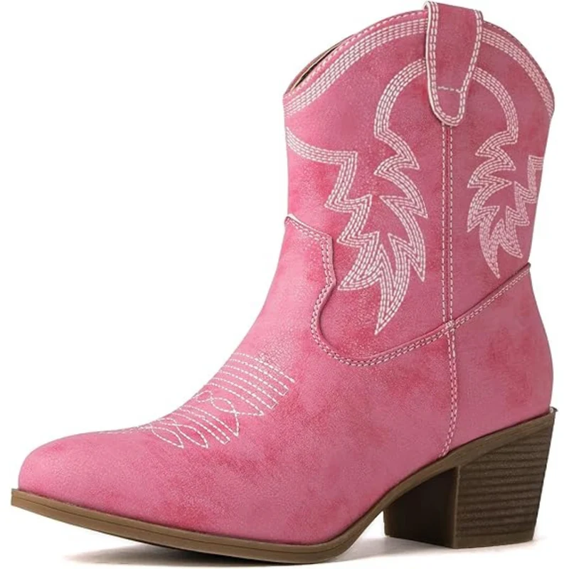 Klassische Mid High Cowgirl Stiefel - Tammy Nord Taschen