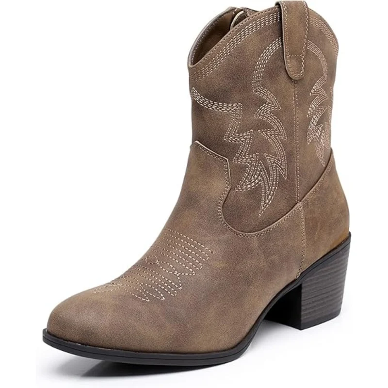 Klassische Mid High Cowgirl Stiefel - Tammy Nord Taschen