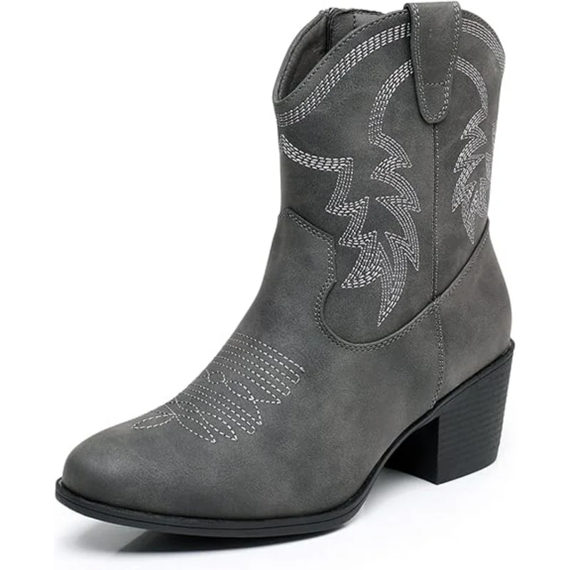 Klassische Mid High Cowgirl Stiefel - Tammy Nord Taschen