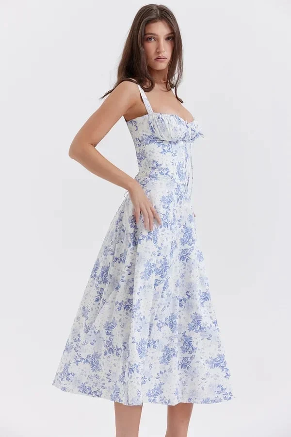 Trendiges Bustier-Sommerkleid für Damen - Elegant und Figurschmeichelnd