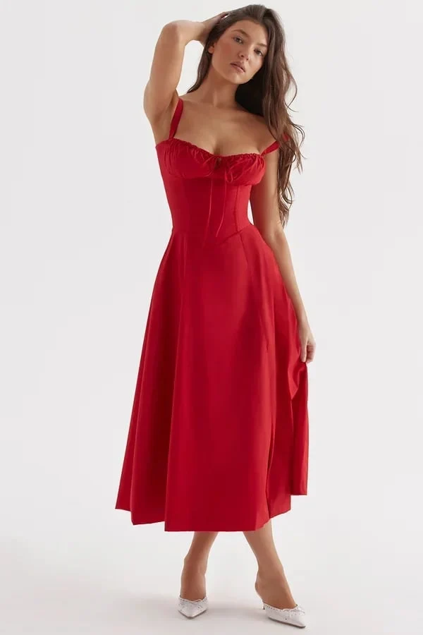 Trendiges Bustier-Sommerkleid für Damen - Elegant und Figurschmeichelnd