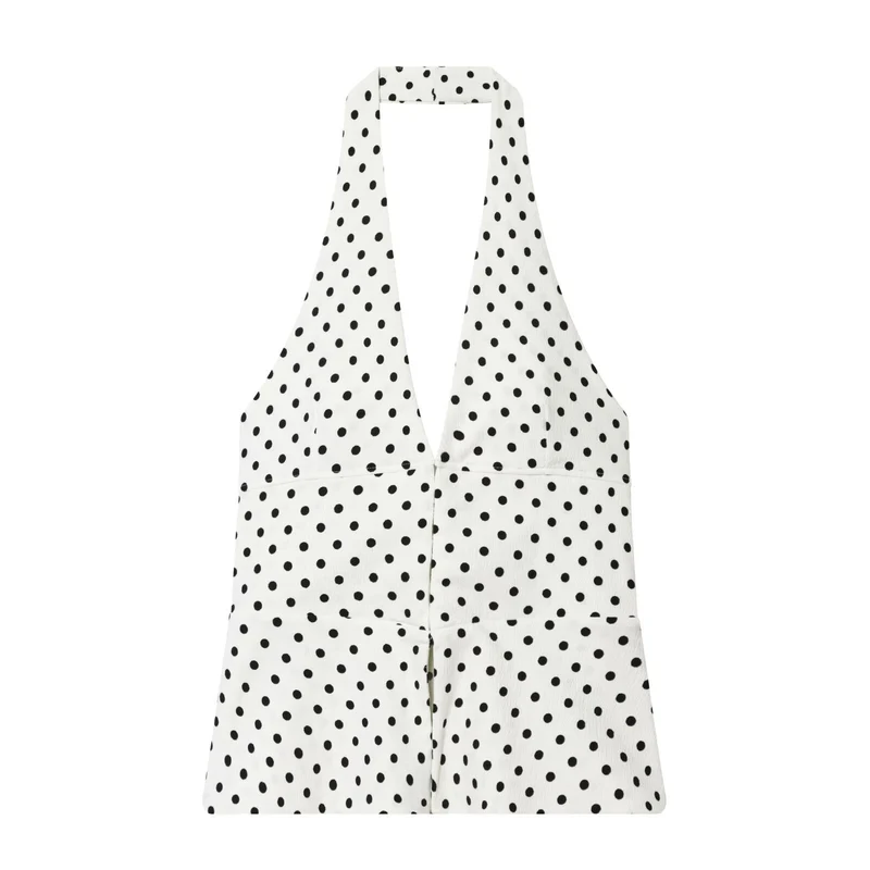 Damen Schlaghose mit grafischem Punktedesign Nord Taschen