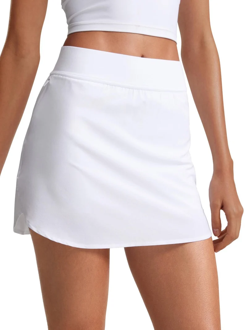 Damen Sportrock mit hohem elastischen Bund und seitlichen Taschen Nord Taschen