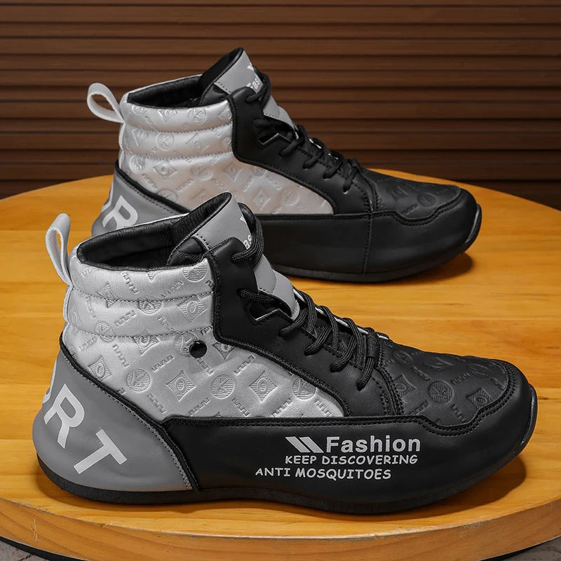 Damen Hohe Sneakers mit rutschfester Sohle und atmungsaktivem Obermaterial