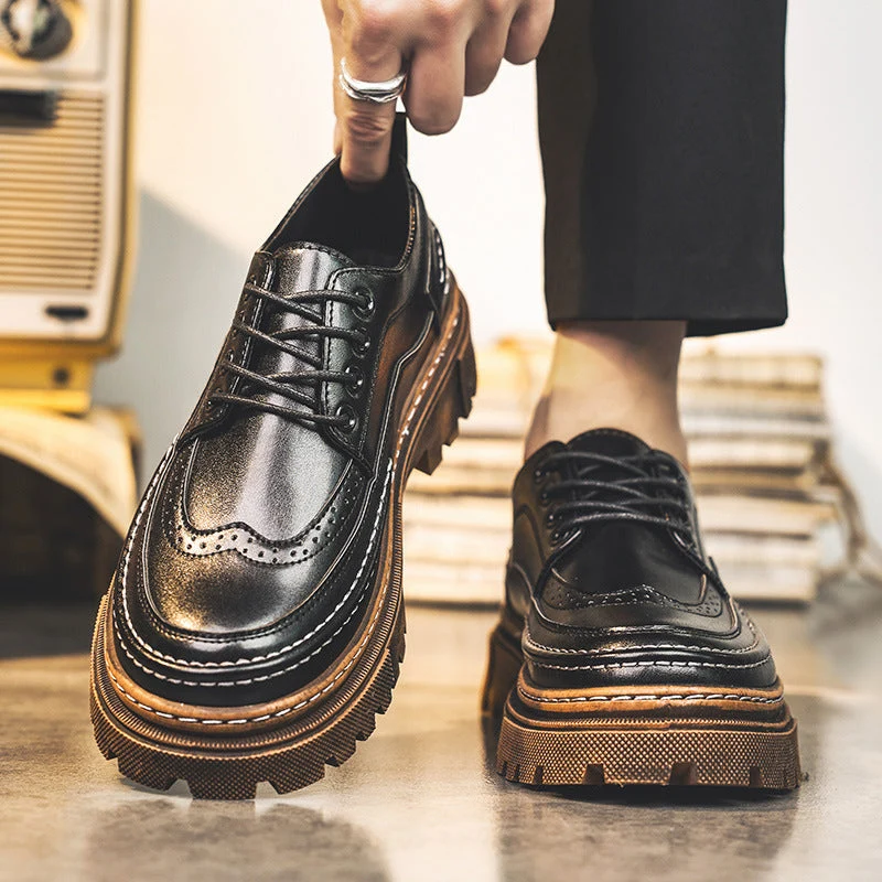 Damen Urbanen Plateau Schnürschuhe mit modischem Design und stabiler Sohle Nord Taschen