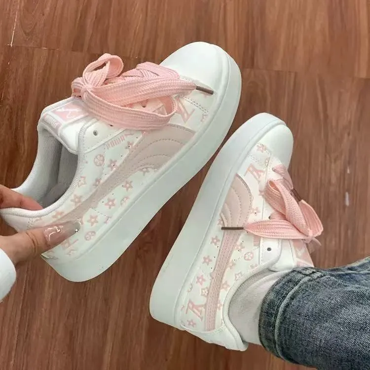 Damen Sneaker mit modischem Print und dämpfender Sohle Nord Taschen