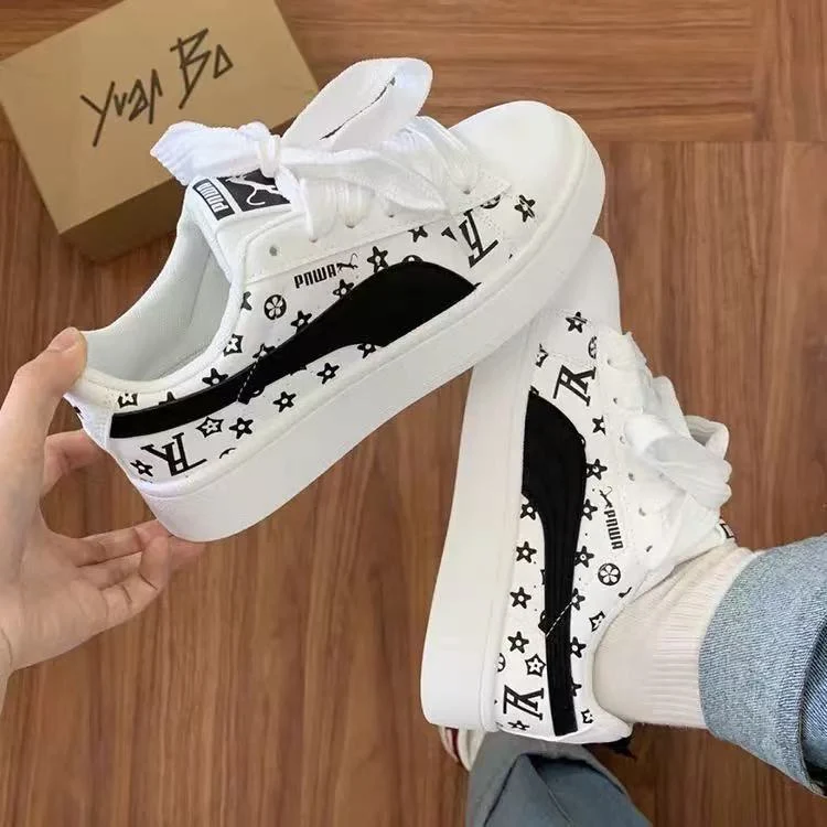 Damen Sneaker mit modischem Print und dämpfender Sohle Nord Taschen
