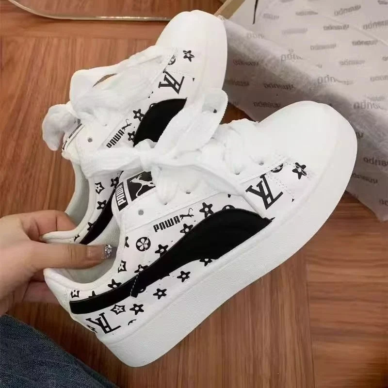 Damen Sneaker mit modischem Print und dämpfender Sohle Nord Taschen
