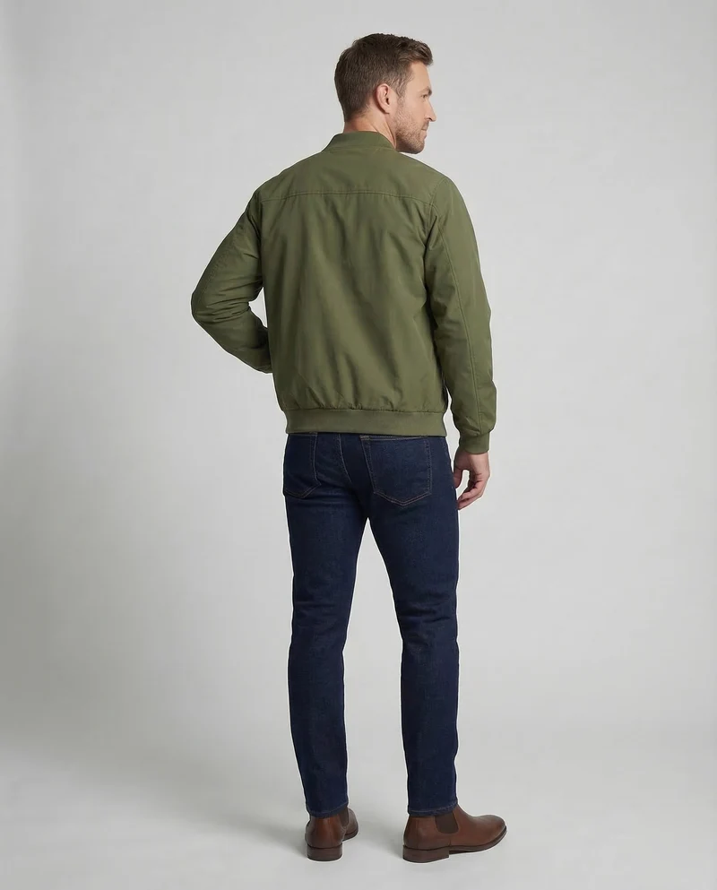 Herren Flight-Blouson Zweiwege-Reißverschluss