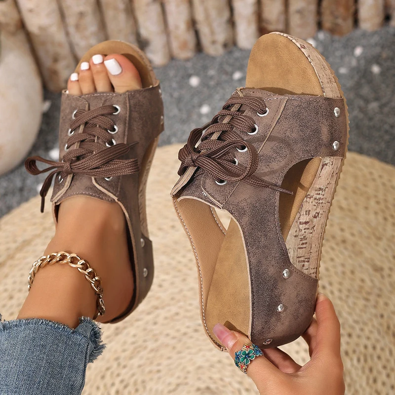 Damen Plateau Sandalen