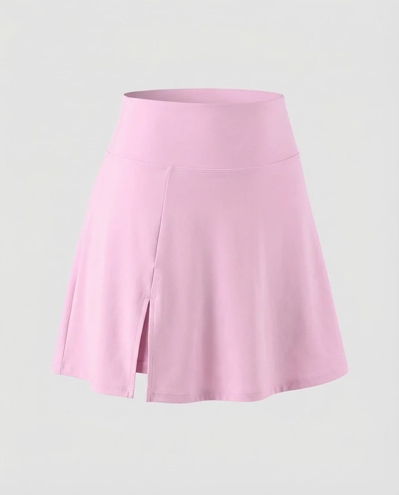 Damen Sportliche Integrierte Innenhose MischgewNord Taschene Tennisrock