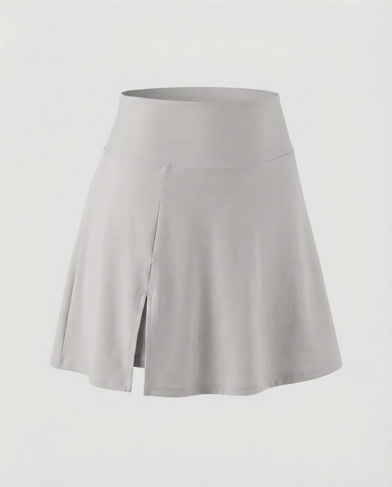Damen Sportliche Integrierte Innenhose MischgewNord Taschene Tennisrock