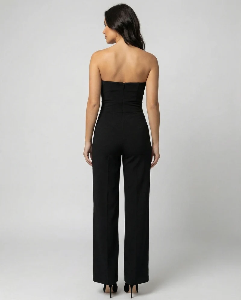 Off-Shoulder Korsett Jumpsuit