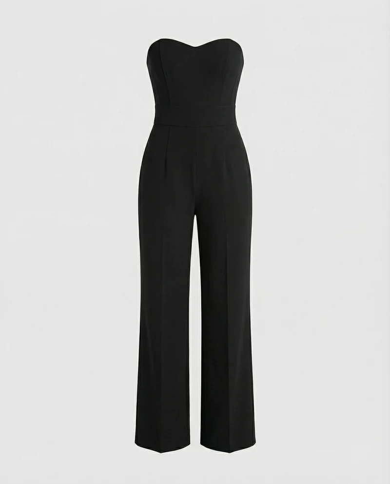 Off-Shoulder Korsett Jumpsuit